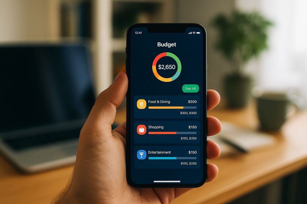 Appar för hushållsbudget