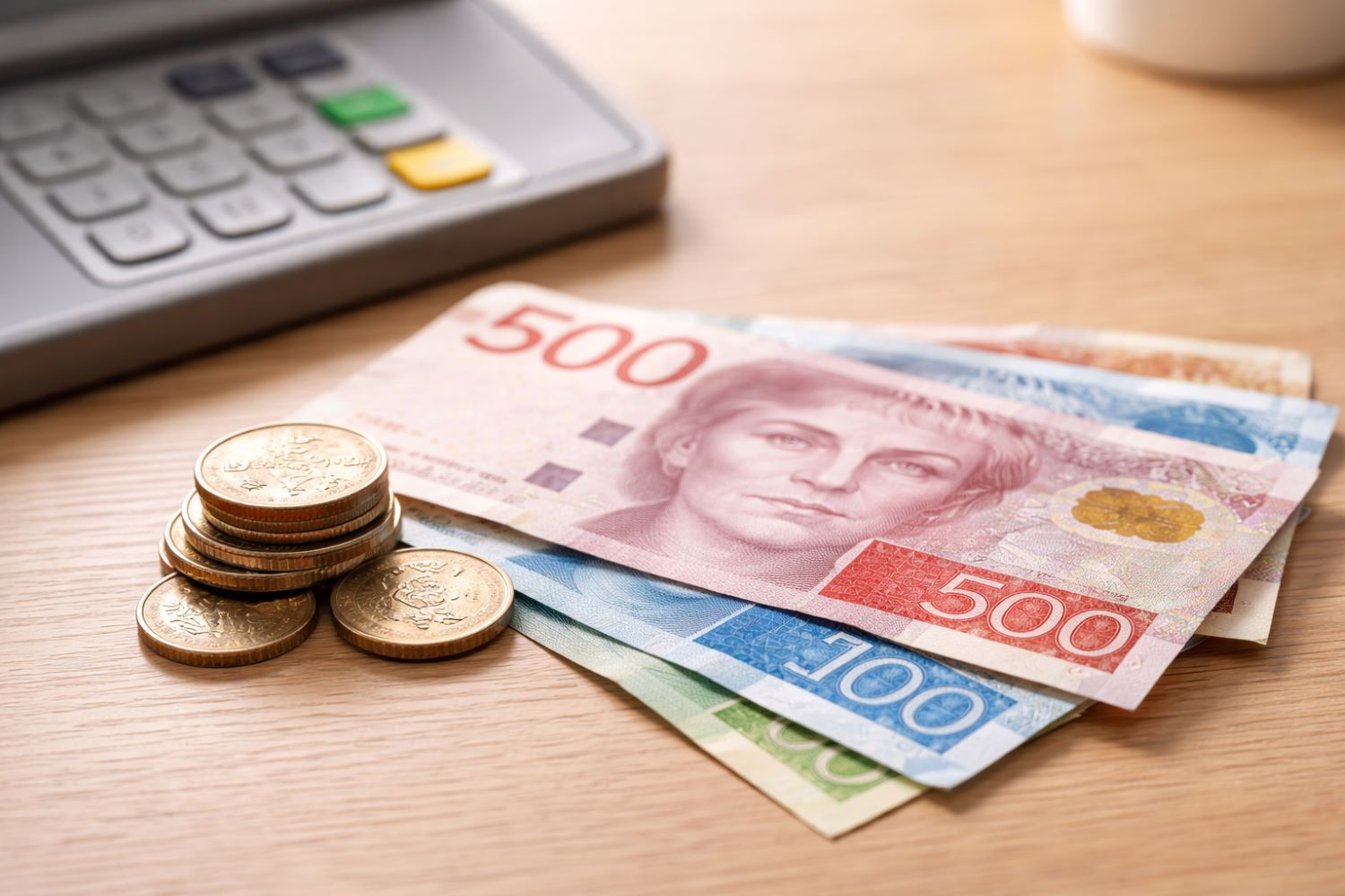 Brister i tillgången till kontanter